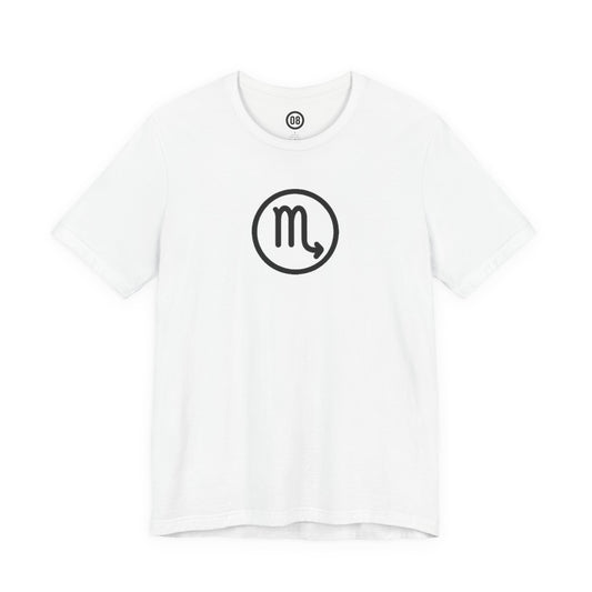 Scorpio Zodiac Sign T-Shirt with Logo | Astrology Graphic Tee | Gift Shirt