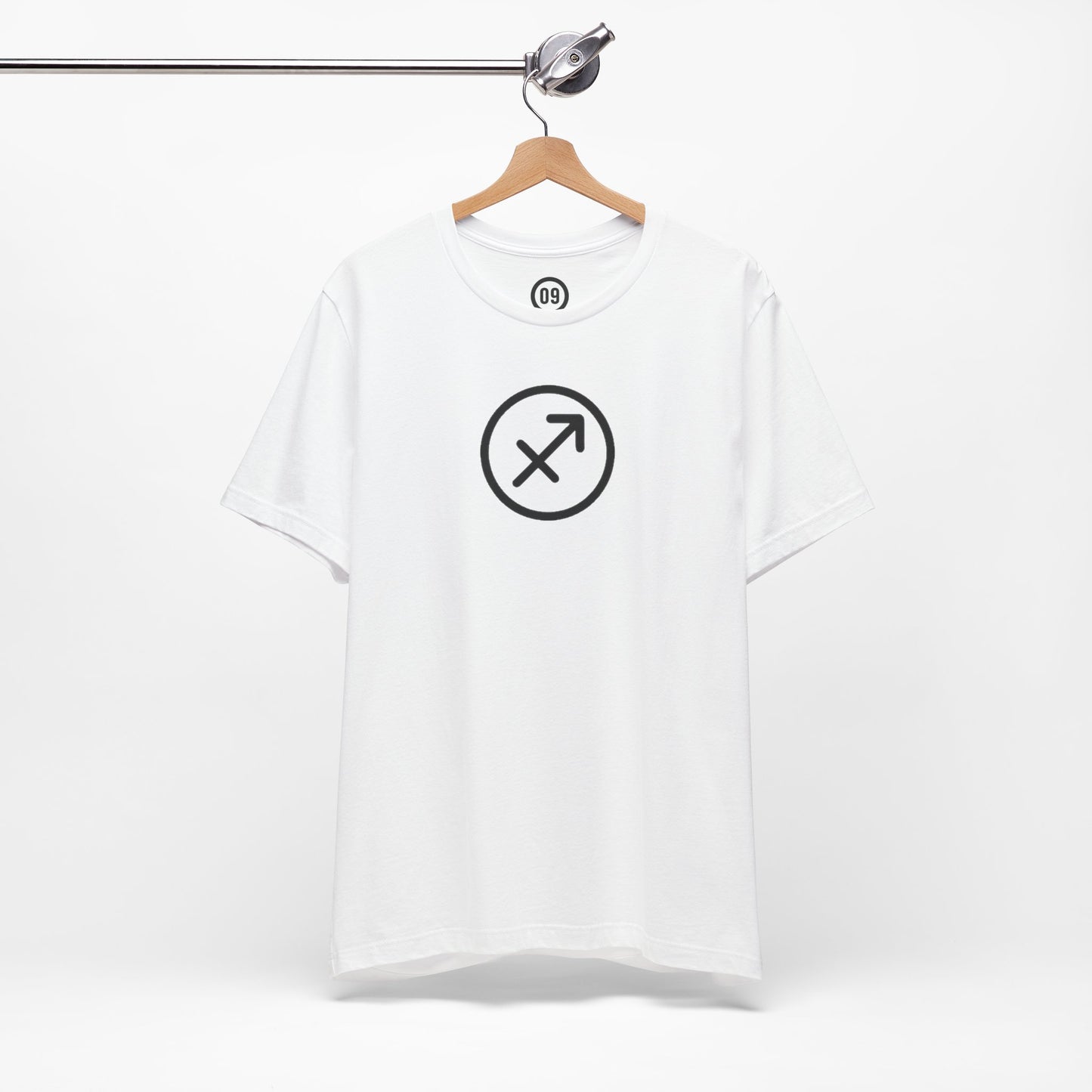 Sagittarius Zodiac Sign T-Shirt with Logo | Astrology Graphic Tee | Gift Shirt