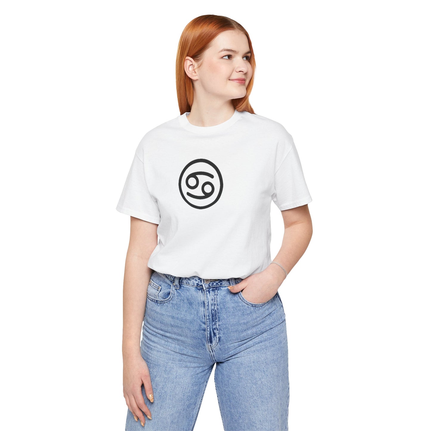 Cancer Zodiac Sign T-Shirt with Logo | Astrology Graphic Tee | Gift Shirt
