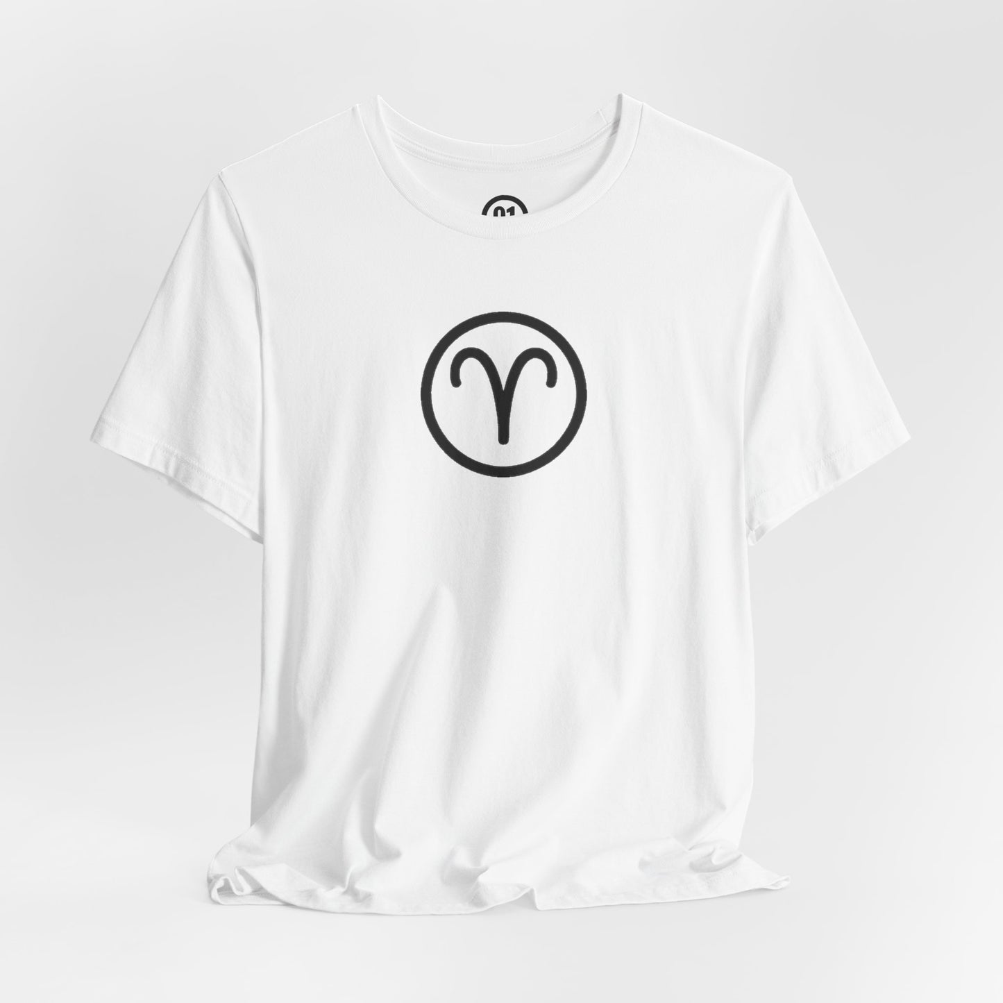 Aries Zodiac Sign T-Shirt with Logo | Astrology Graphic Tee | Gift Shirt