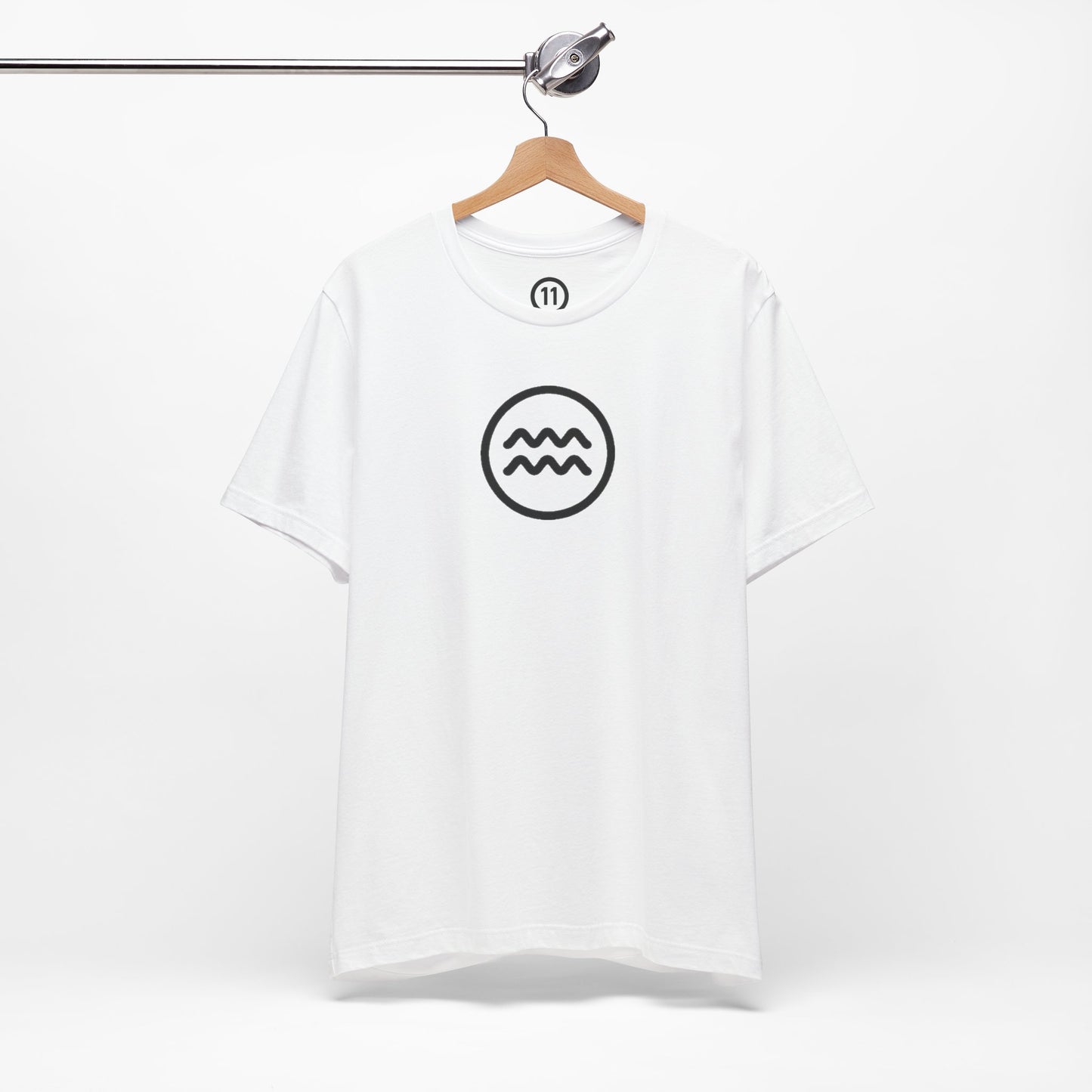 Aquarius Zodiac Sign T-Shirt with Logo | Astrology Graphic Tee | Gift Shirt