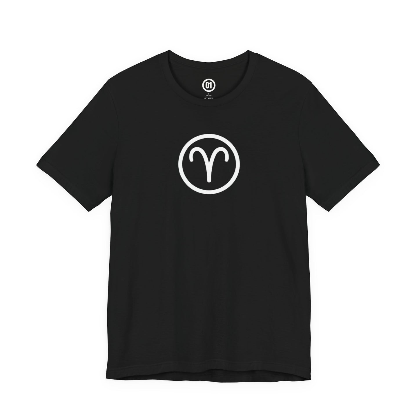 Aries Zodiac Sign T-Shirt with Logo | Astrology Graphic Tee | Gift Shirt