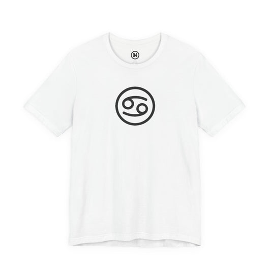 Cancer Zodiac Sign T-Shirt with Logo | Astrology Graphic Tee | Gift Shirt