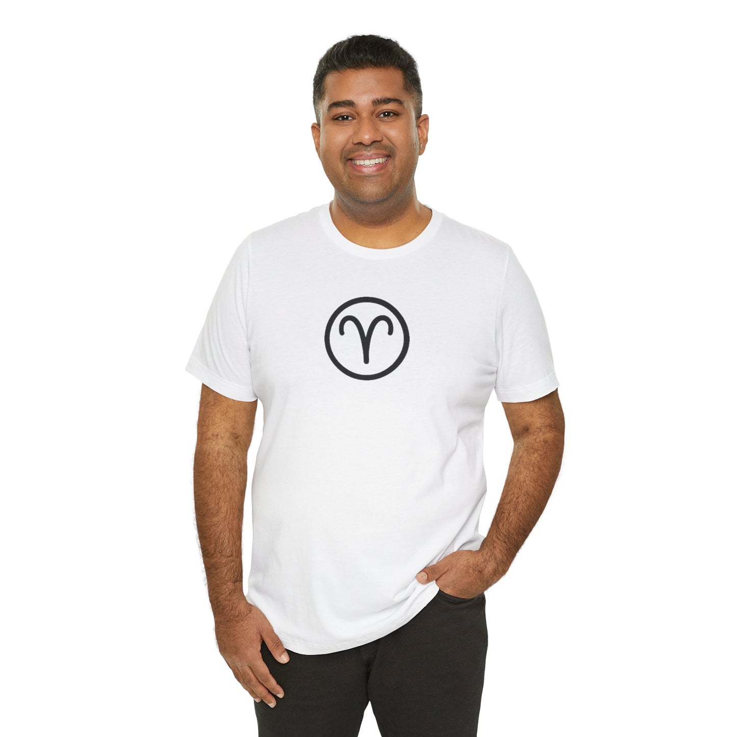 Aries Zodiac Sign T-Shirt with Logo | Astrology Graphic Tee | Gift Shirt