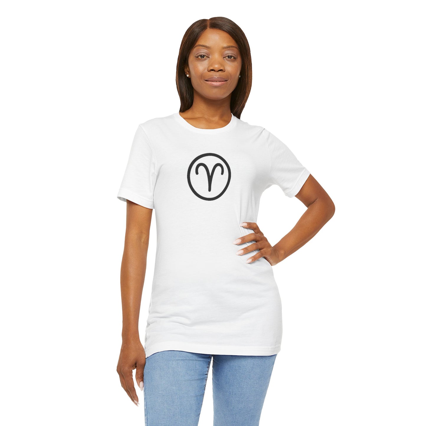 Aries Zodiac Sign T-Shirt with Logo | Astrology Graphic Tee | Gift Shirt