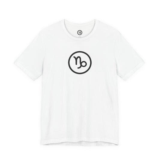 Capricorn Zodiac Sign T-Shirt with Logo | Astrology Graphic Tee | Gift Shirt