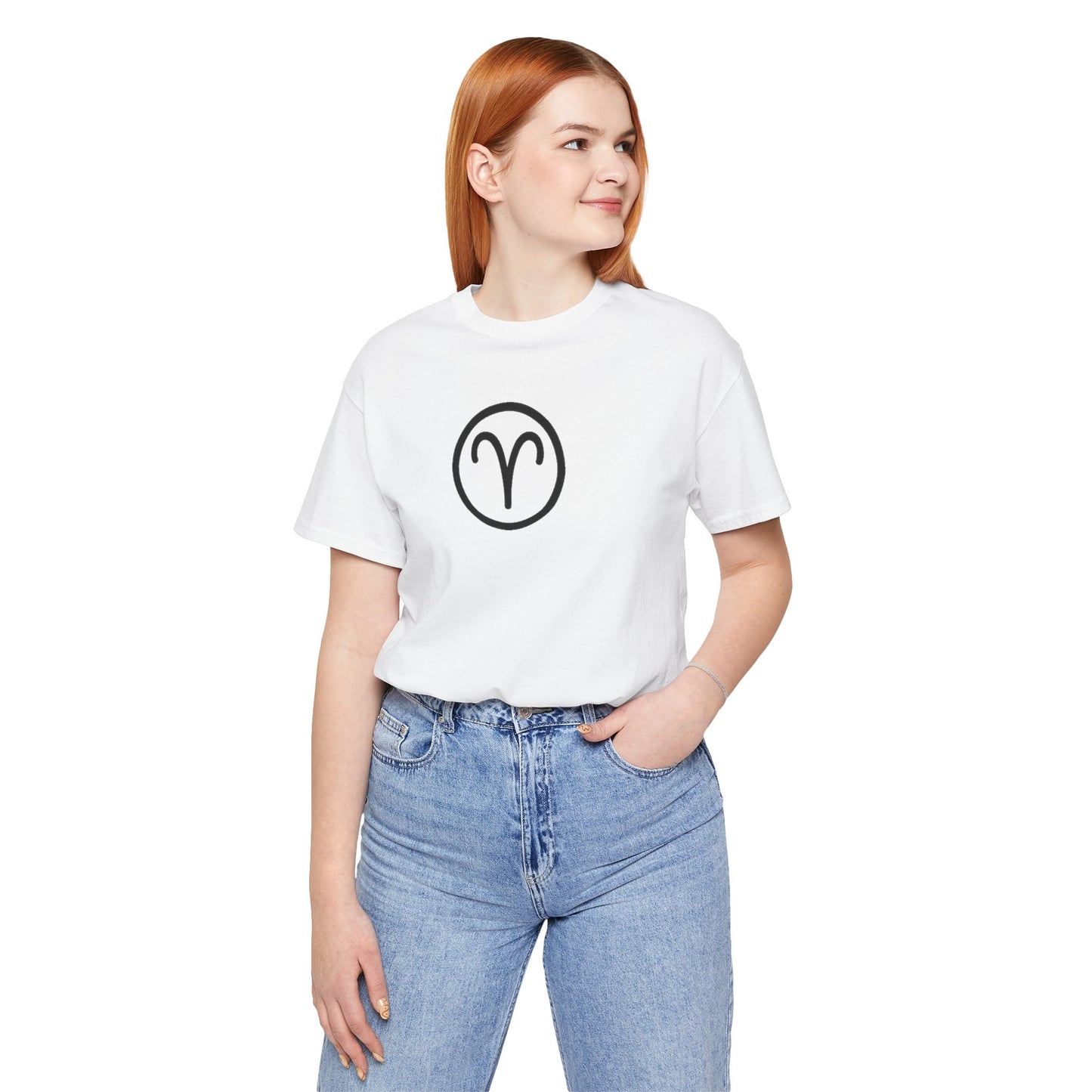 Aries Zodiac Sign T-Shirt with Logo | Astrology Graphic Tee | Gift Shirt