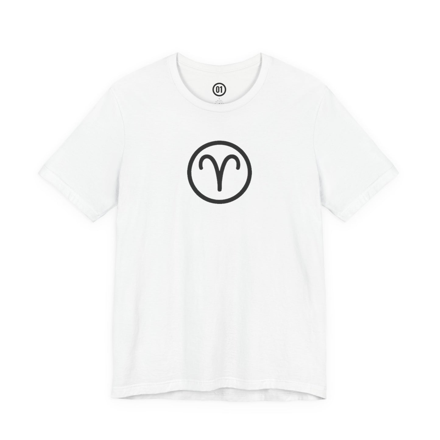 Aries Zodiac Sign T-Shirt with Logo | Astrology Graphic Tee | Gift Shirt